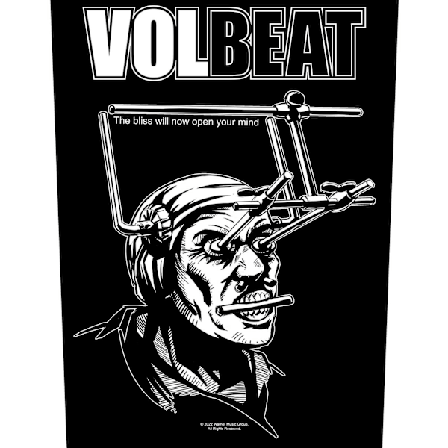 Volbeat Open Your Mind Patch One Size Svart/Vit