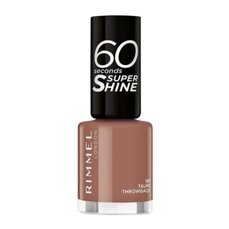 Rimmel - 60 sekunder Super Shine Nagellack - 101 Taupe Throwback