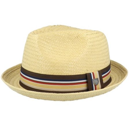 Brixton - Beige straw Hatt - Castor Tan Fedora @ Hatstore