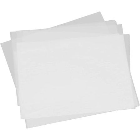 Gennemsigtigt kalkerpapir ark 50 stk. kalligrafi kopipapir