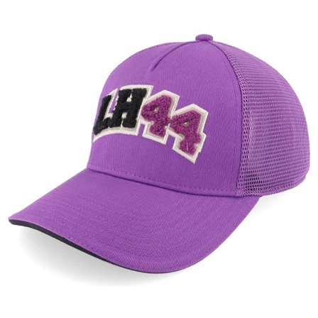 Formula One - Motor Lila trucker Keps - Mercedes AMG F1 23 Hamilton Purple Trucker @ Hatstore