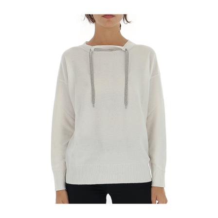 Fabiana Filippi drawstring-detail sweater inbo, Dame