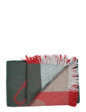 Leonard 140X240 Cm Home Textiles Cushions & Blankets Blankets & Throws Red Silkeborg Uldspinderi