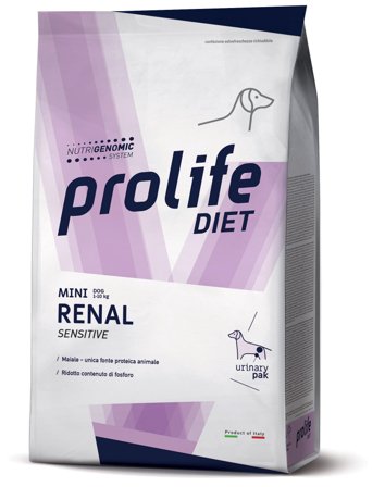 Prolife Dog Diet Renal Sensitive Cibo Secco Per Cani Taglia Mini
