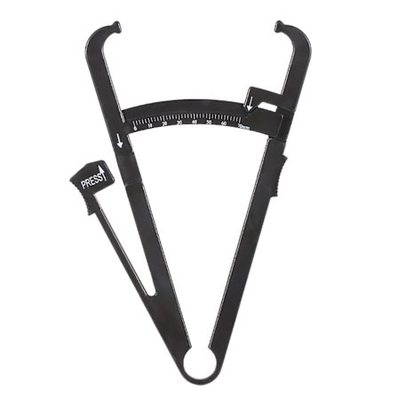 Hudveck Fedtkaliber Slim Guide Præcis Kropsmåling Vægttab Tester Sort