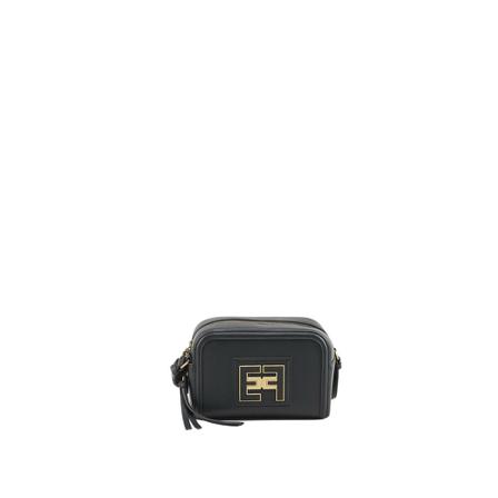 Elisabetta Franchi, Cross Body Bags Zwart, Dames, Maat:ONE Size