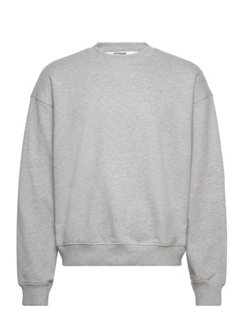 Weekday Boxy Terry Sweatshirt - Grey - XS