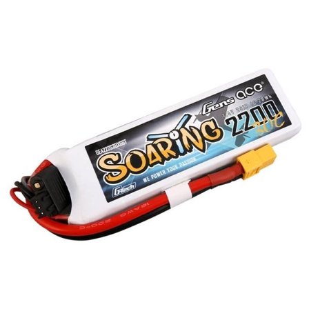 Gens Ace G-Tech Soaring 2200mAh 7,4V 30C 2S1P XT60-batteri