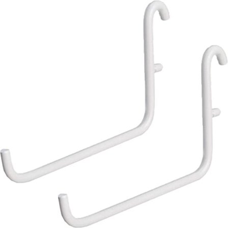 2stk Store Pegboard Kroker L Form Låsekroker