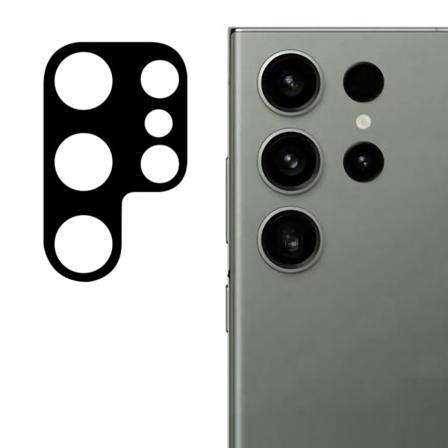 Samsung Galaxy S24 Ultra Linsskydd Härdat Glas Svart