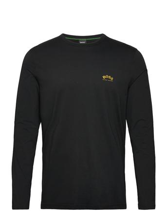 Togn Curved T-Langærmet Skjorte Sort BOSS