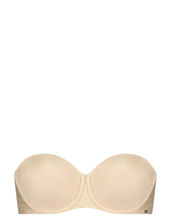 Jane Pb Lingerie Bras & Tops Strapless Bras Creme Hunkemöller*Betinget Tilbud