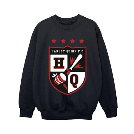 Justice League Boys Harley Quinn FC Pocket Sweatshirt 3-4 år