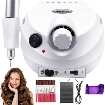 65W Professional Electric Nail Cutter with Adjustable Speed Up to 30000 rpm