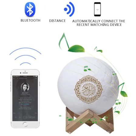 Lunar TD Bluetooth-högtalare 3D-system 2.1 med fjärrkontroll och projektor[D]