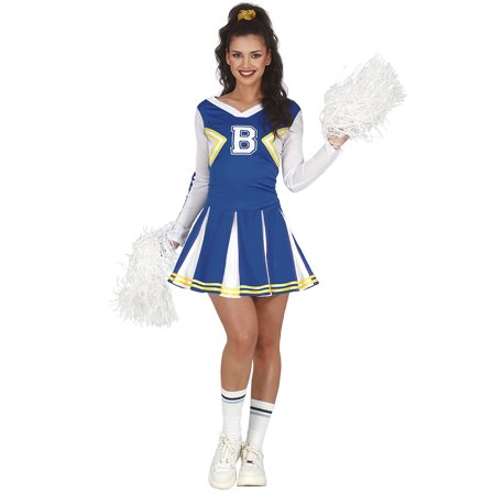 Cheerleader Naamiaisasu Sinivalkoinen