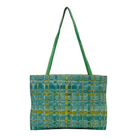 Bottega Veneta Vintage, Handbags Blauw, Dames, Maat:ONE Size