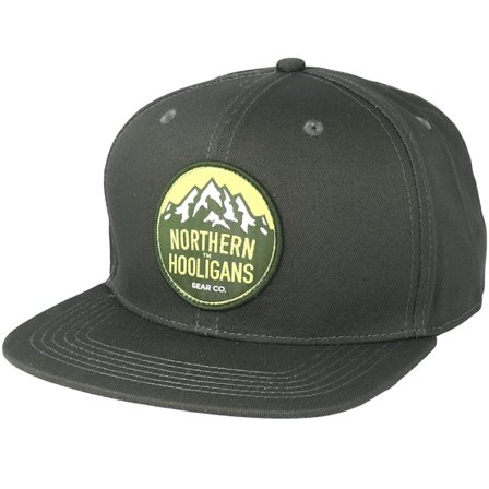 Northern Hooligans - Green snapback Czapka Z Daszkiem - Summit Patch Dark Green Snapback @ Hatstore