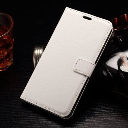 Crazy Horse Plånboksfodral till LG G4 Stylus - Vit