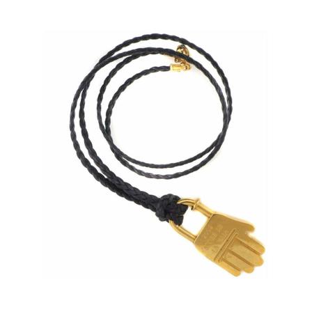 Hermès Vintage Pre-owned Necklace , Zwart , Dames , Maat: ONE Size Vintage Sieraden
