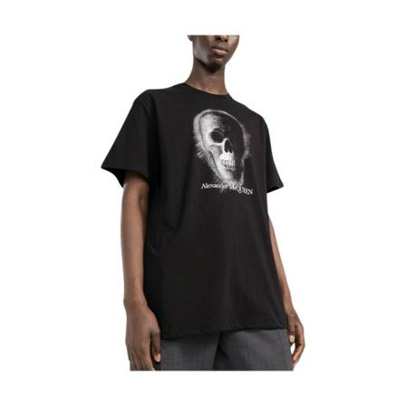 Alexander McQueen, T-Shirts Zwart, Heren, Maat:S