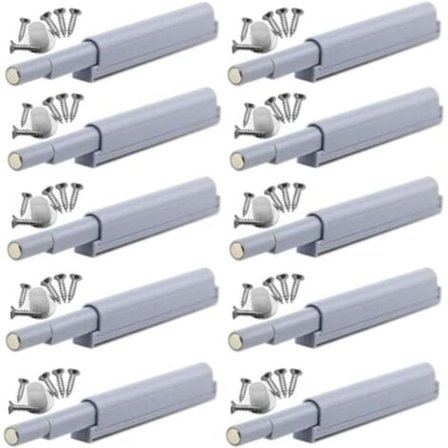 Tryk for at åbne magnetiske låse Magnetiske tryk-åben lukninger åbner og lukker døren med et enkelt tryk (10 stk)