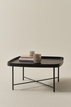 Jotex - Sofabord 80x80 Cm Svart matt svart - TACOMA - Kjøp Sofabord hos Jotex
