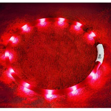 LED Hundehalsbånd, USB Opladbar Glødende Hundehalsbånd, Lys Op Halsbånd Forbedret Kæledyrs Sikkerhed Synlighed
