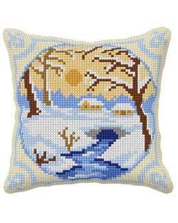 Broderipakke Pute Vinterfølelser - Orchidea