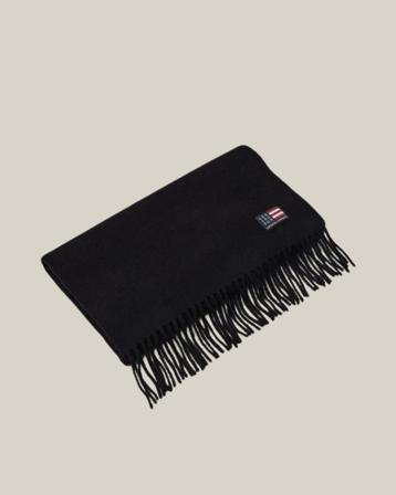 Lexington Massachusetts Recycled Wool Blend Scarf Schwarz Accessoarer Jungen - Kidsbrandstore