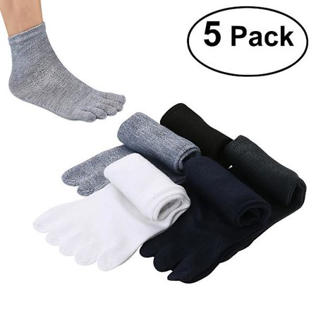 Herrestrømper & Sokker Tåstrømper Herre Tåstrømper Separatorstrømper Sokker Tæer Fodjusteringsstrømper