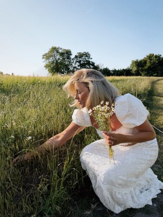 NA-KD Jupe longue fluide en dentelle - Jupes longues - OffBlanc - S (EU 34-36)