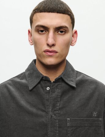 WOOD WOOD Wwcooper Shirt 25204 - Black - XS