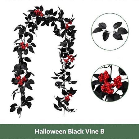 Halloween Dekorasjon Diablo Party Dekorasjon Svart Rose Jul Vintage Rose Solsikke Simulering Rotting