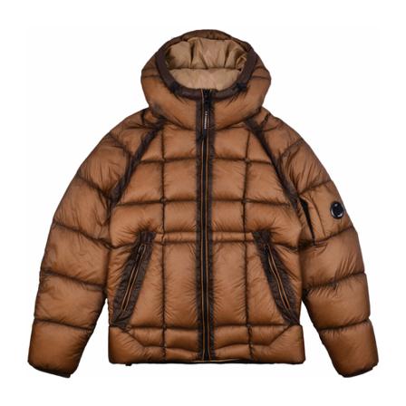 C.p. Company Down Jas , Bruin , Heren , Maat: XL
