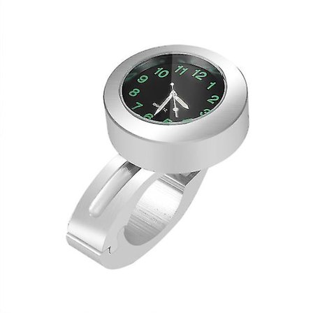 Moottoripyörän ohjaustangon valaistu kello, vedenpitävä alumiininen aikataulu, jota käytetään pyörän skootterin muokattuun kelloon, moottoripyörän 