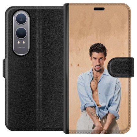 Yhteensopiva Lompakkokotelo OnePlus Nord CE4 Lite Bad Bunny Super Bowl-inspiroima grafiikka, jossa NFL-trofe ja San Franciscon silta urheilusuunnittel