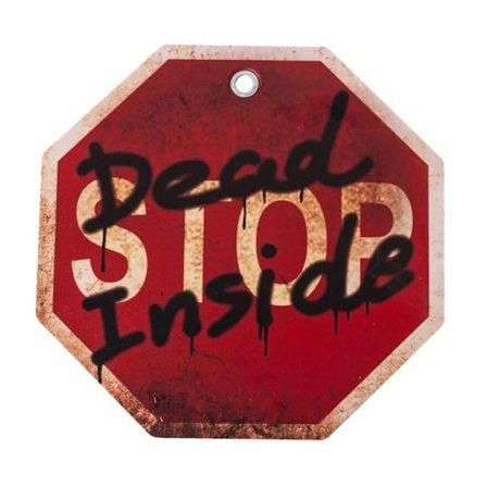 Vægdekoration Plakat - Død Indeni - Multifarvet - 24x24 cm - Indendørs - Moderne