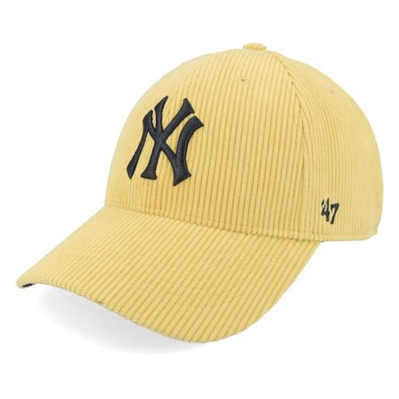 47 Brand - MLB Bege adjustable Boné - New York Yankees MLB Corduroy 47 Mvp Cap Maize Adjustable @ Hatstore