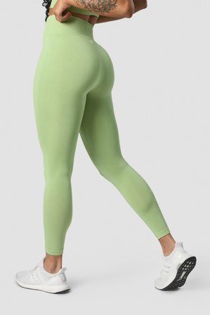 ICANIWILL - Define Seamless Tights Summer Green- Sportlegging - Dames - sportkleding van ICIW