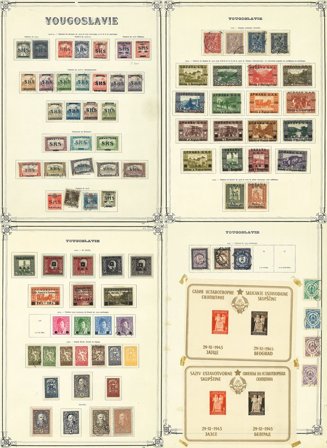 Jugoslavien til 1951 - Samling på fortryksblade