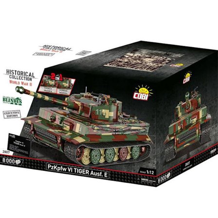 BYGGELEG - COBI - PZKPFW VI TIGER AUSF. E - Executive Edition - Grøn - Blandet