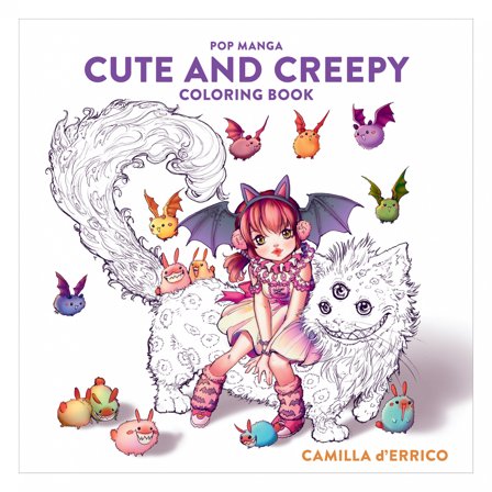 Pop Manga: Cute and Creepy Coloring Book