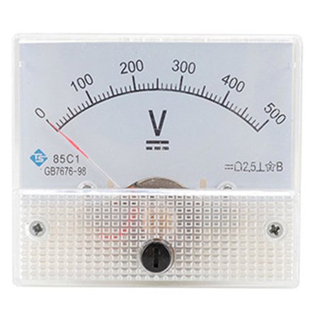 85c1 Analog DC Flush Mount Instrument Analog Panel Voltmeter 300V