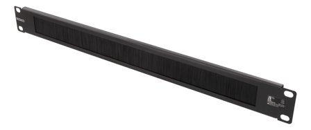 Deltaco 19-14 - styringspanel for rackkabler med børste - 1U