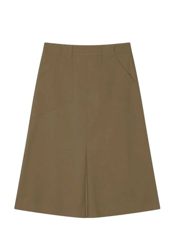 Soft Spring Soy Skirt Brown Mads Nørgaard