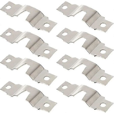 Billede Ramme Ophængningssæt Dobbelt Hul Foto Ramme Ophængningskroge Holdere Til Ophængning af Billeder og Dekorationer (50 stk, Sølv)