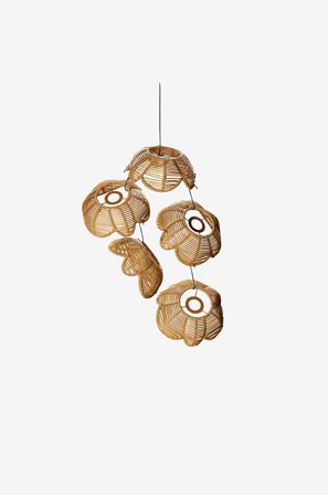 Konstsmide - Liten lampskärm 5 pack - Brun - Ljusslingor - Från Homeroom