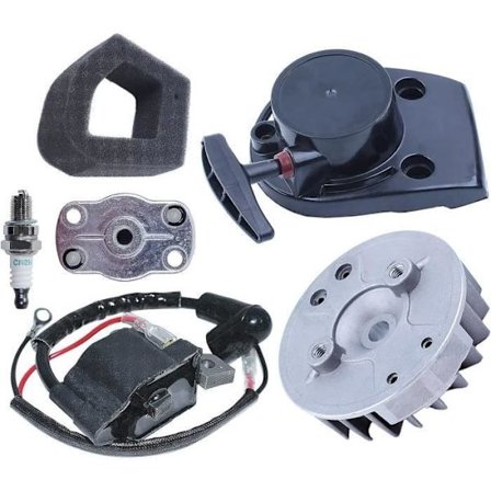 Kompatibel med Honda GX35 motordel, svinghjulsett, 30500-Z0Z-013, 28400-Z0Z-315, 28400-Z3F-M01, 28451-Z0H-003