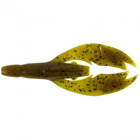 Pig Craw 10cm 9g Brown Chartreuse Flake 4-pack